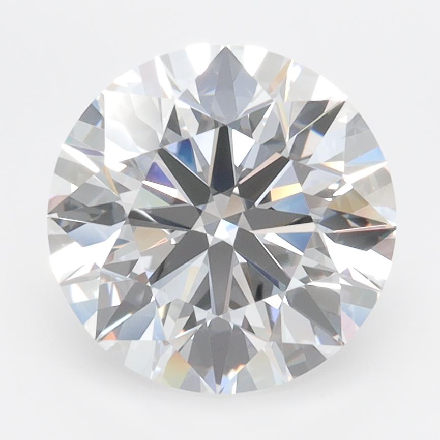 3.28ct Round D VVS1 Lab-Grown Diamond