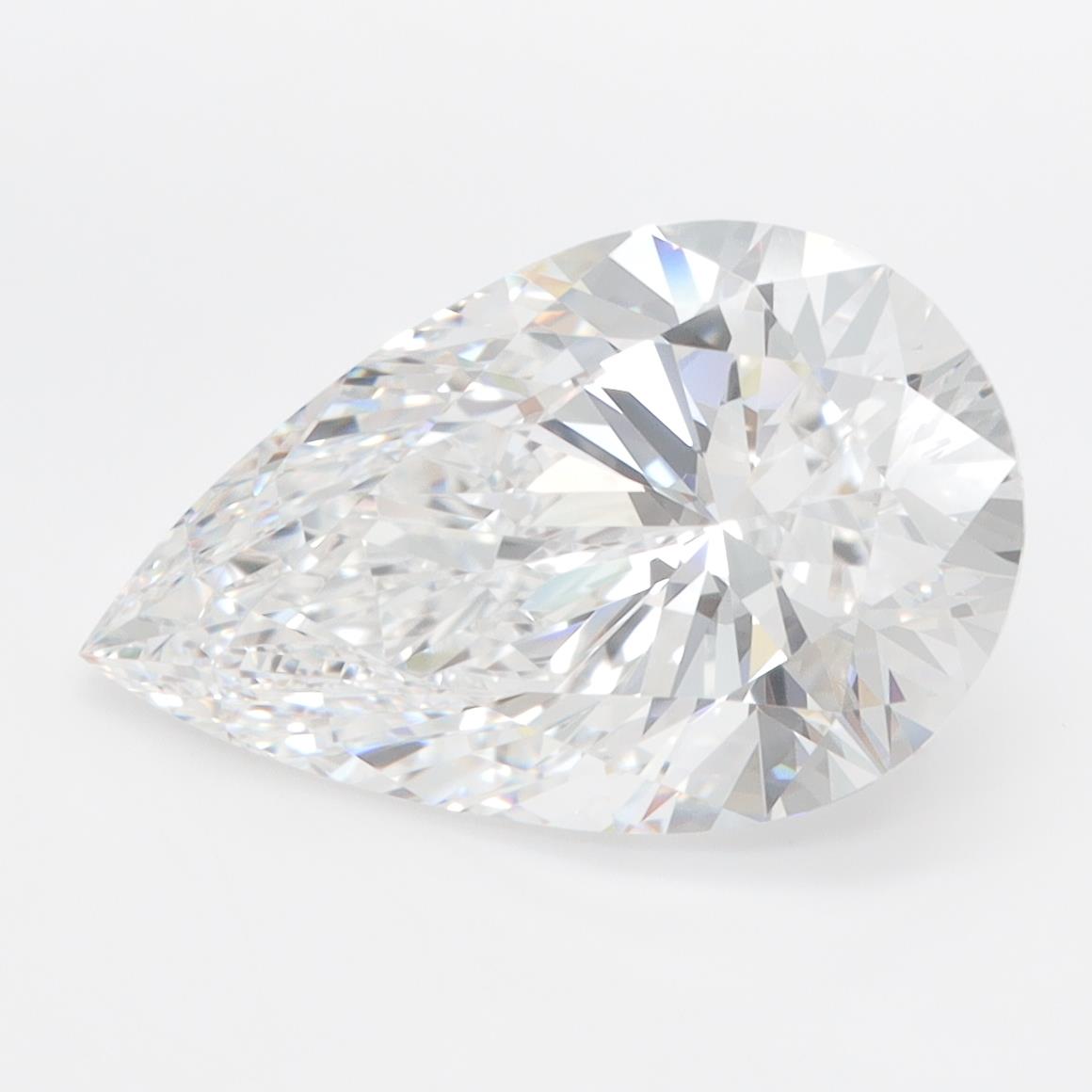 4.1ct Pear D IF Lab-Grown Diamond