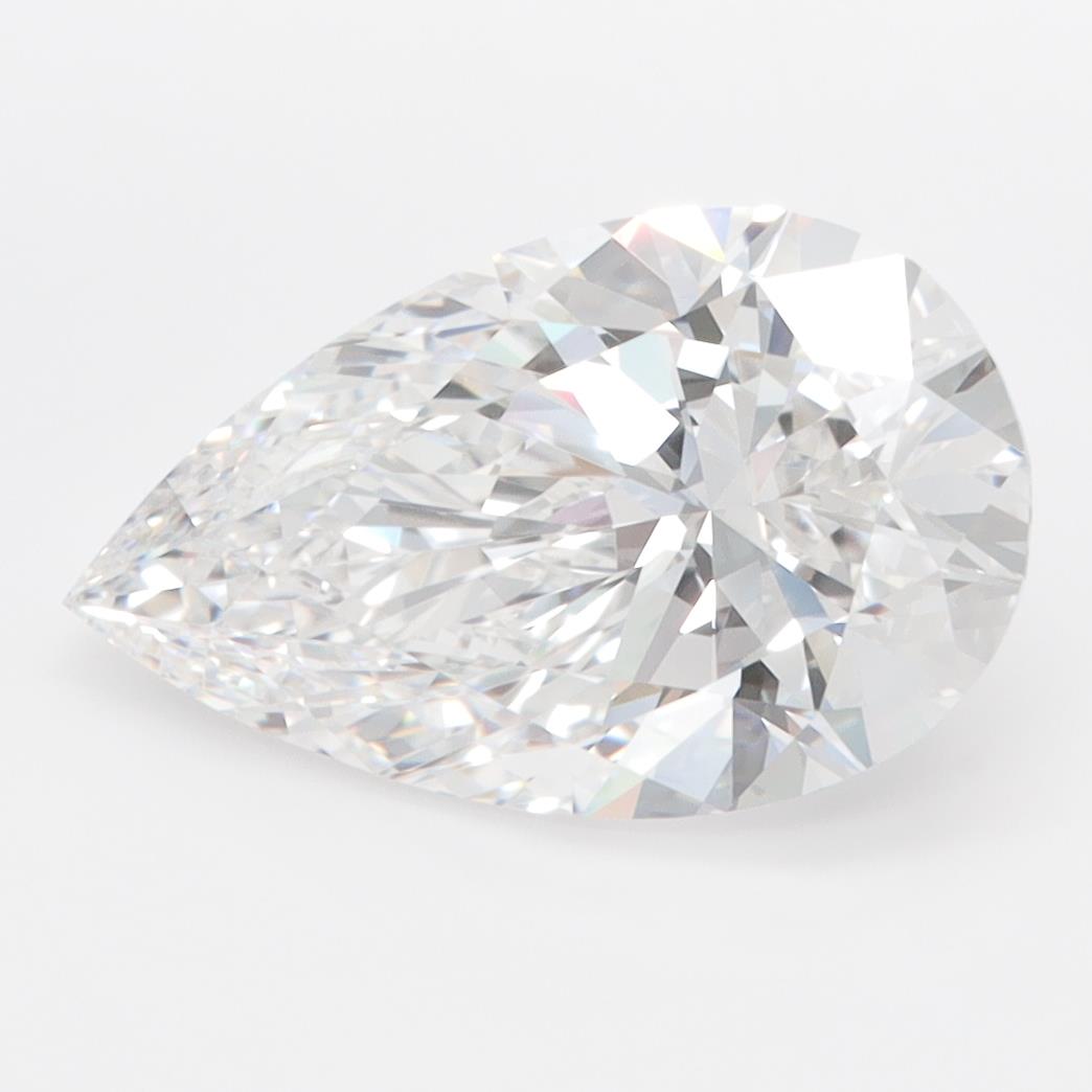 3.08ct Pear D FL Lab-Grown Diamond