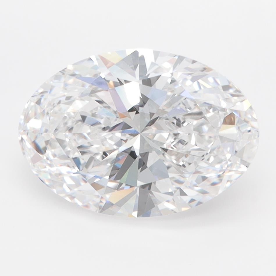 3ct Oval D VVS2 Lab-Grown Diamond