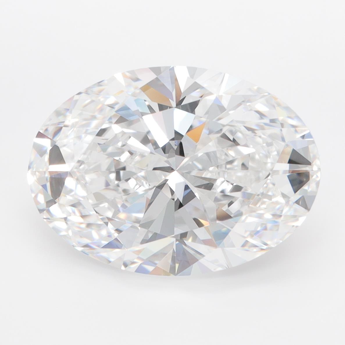 5.71ct Oval D FL Lab-Grown Diamond
