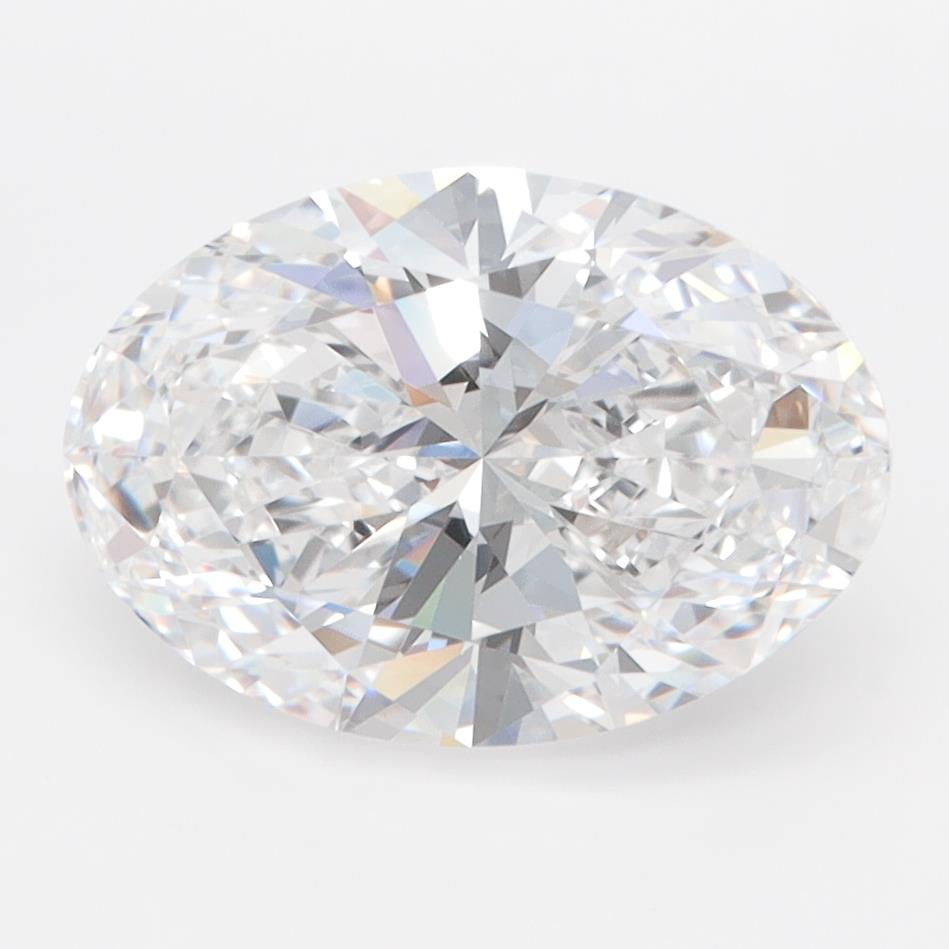 3ct Oval D VVS2 Lab-Grown Diamond