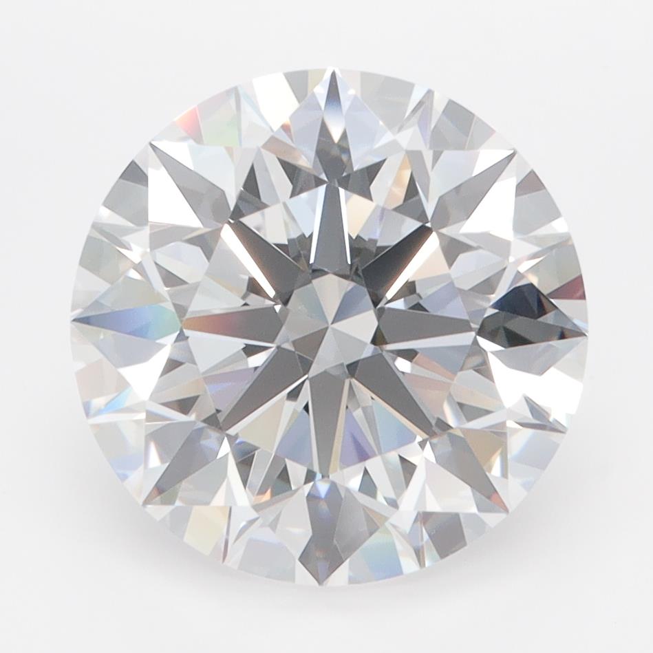 3.77ct Round D FL Lab-Grown Diamond