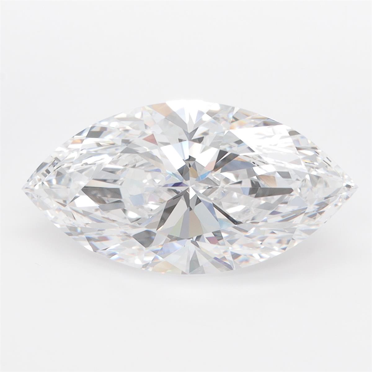 3.09ct Marquise D VVS2 Lab-Grown Diamond