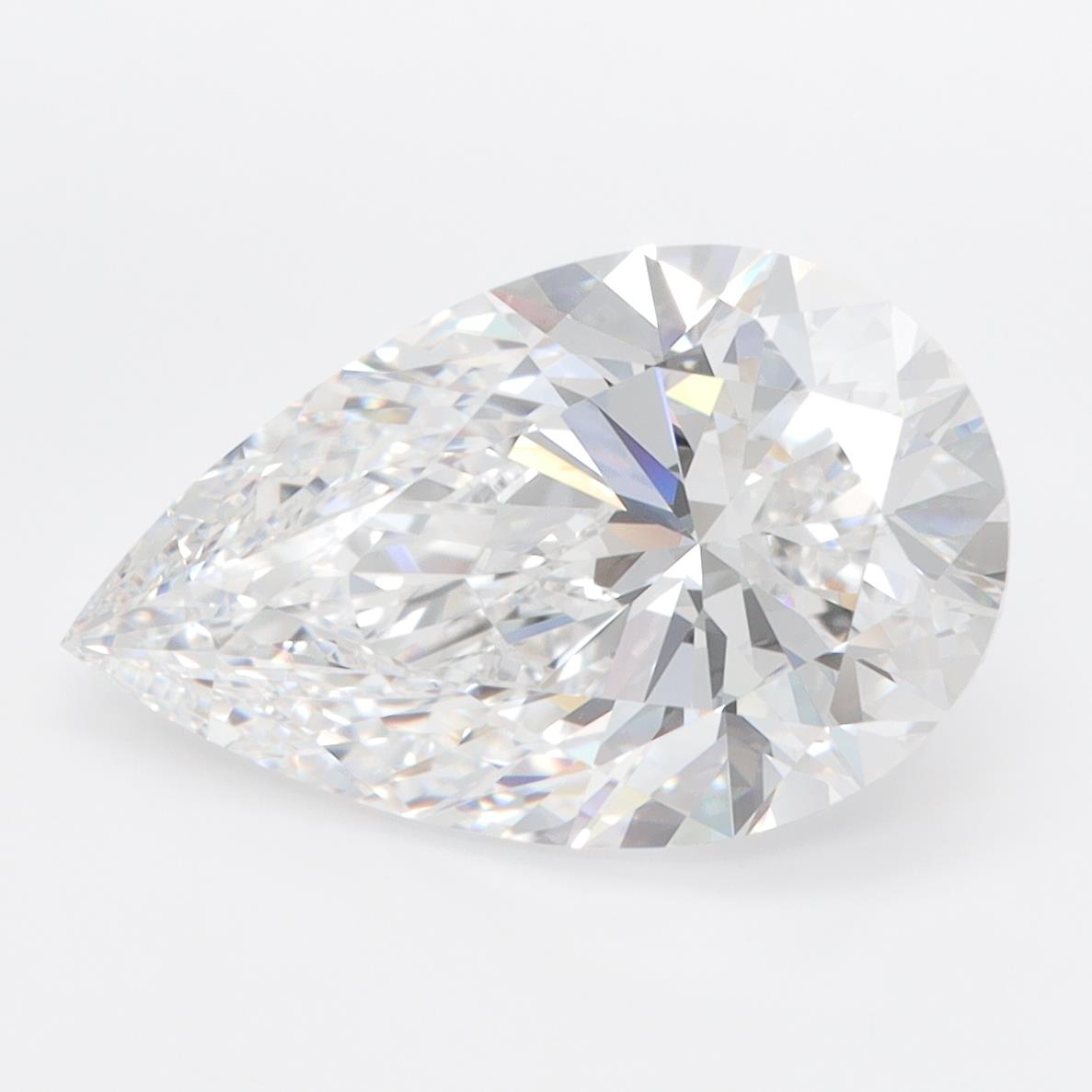 4.1ct Pear D FL Lab-Grown Diamond