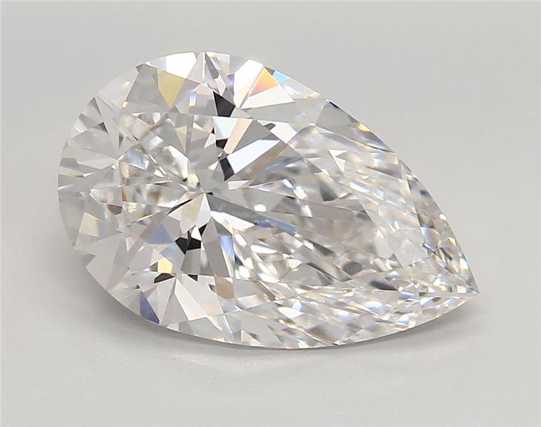 4.22ct Pear D VVS1 Lab-Grown Diamond