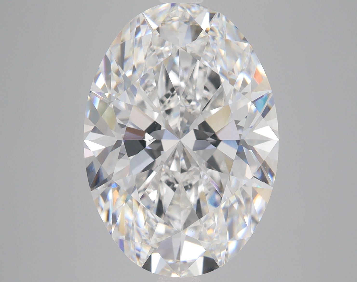 7.8ct Oval E VVS2 Lab-Grown Diamond