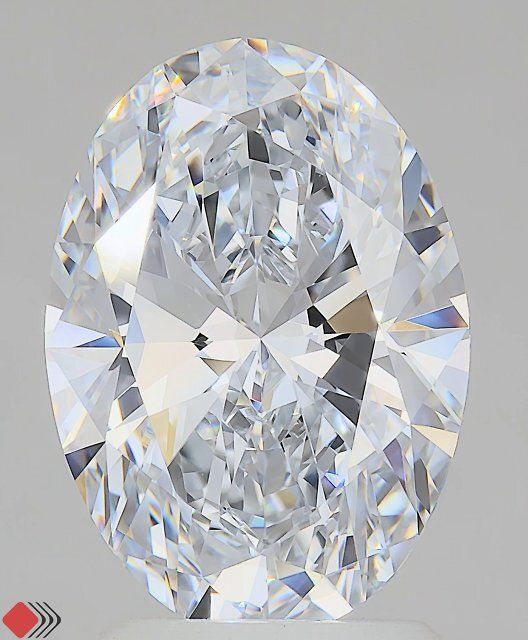 2.7ct Oval E IF Lab-Grown Diamond