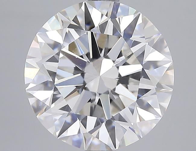 3.83ct Round F VVS2 Lab-Grown Diamond