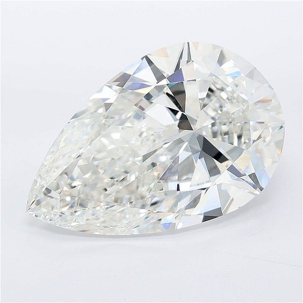 13.01 Carat PEAR Shape F Colour VVS2 Clarity  Cut - White Lab Diamond - 2476184