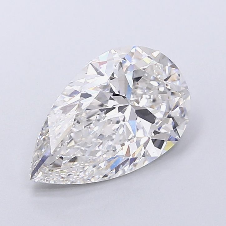 3.43ct Pear F VVS2 Lab-Grown Diamond