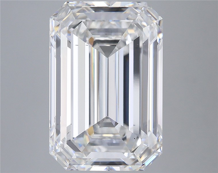 9.54 Carat EMERALD Shape F Colour VS2 Clarity  Cut - White Lab Diamond - 2279408