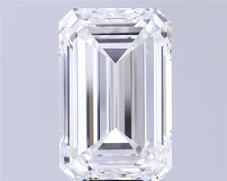 15.05 Carat EMERALD Shape E Colour VVS2 Clarity  Cut - White Lab Diamond - 2425039
