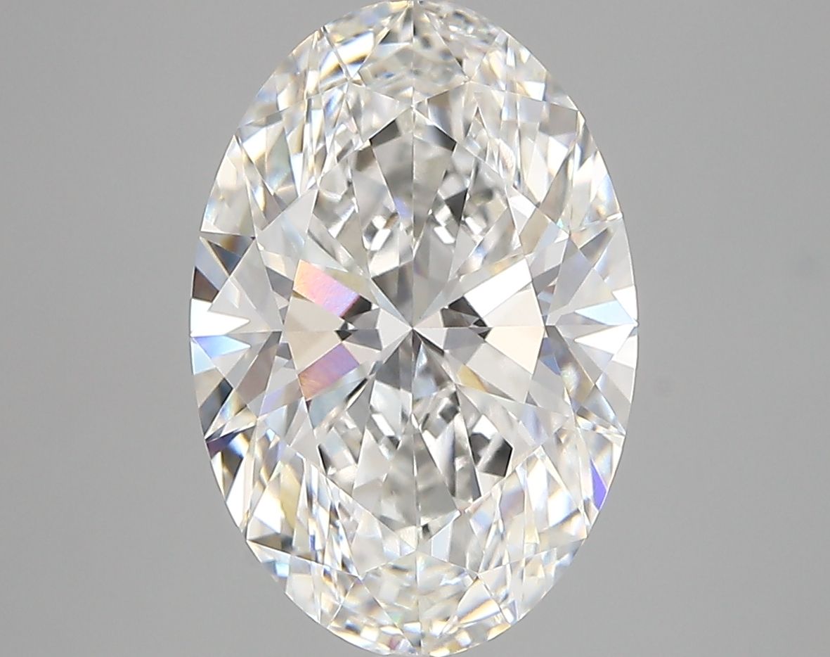 4.2ct Oval F VVS1 Lab-Grown Diamond