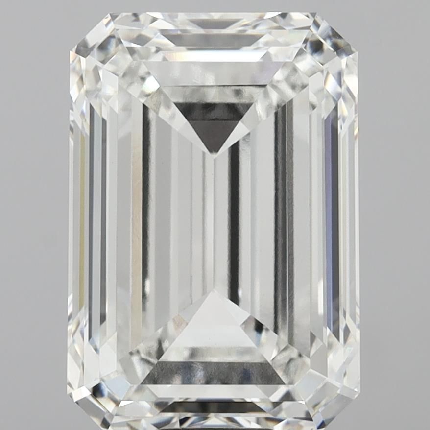 18.04 Carat EMERALD Shape F Colour VVS2 Clarity  Cut - White Lab Diamond - 2393400