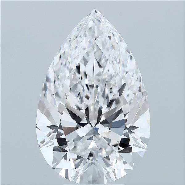 7.09ct Pear D VVS2 Lab-Grown Diamond