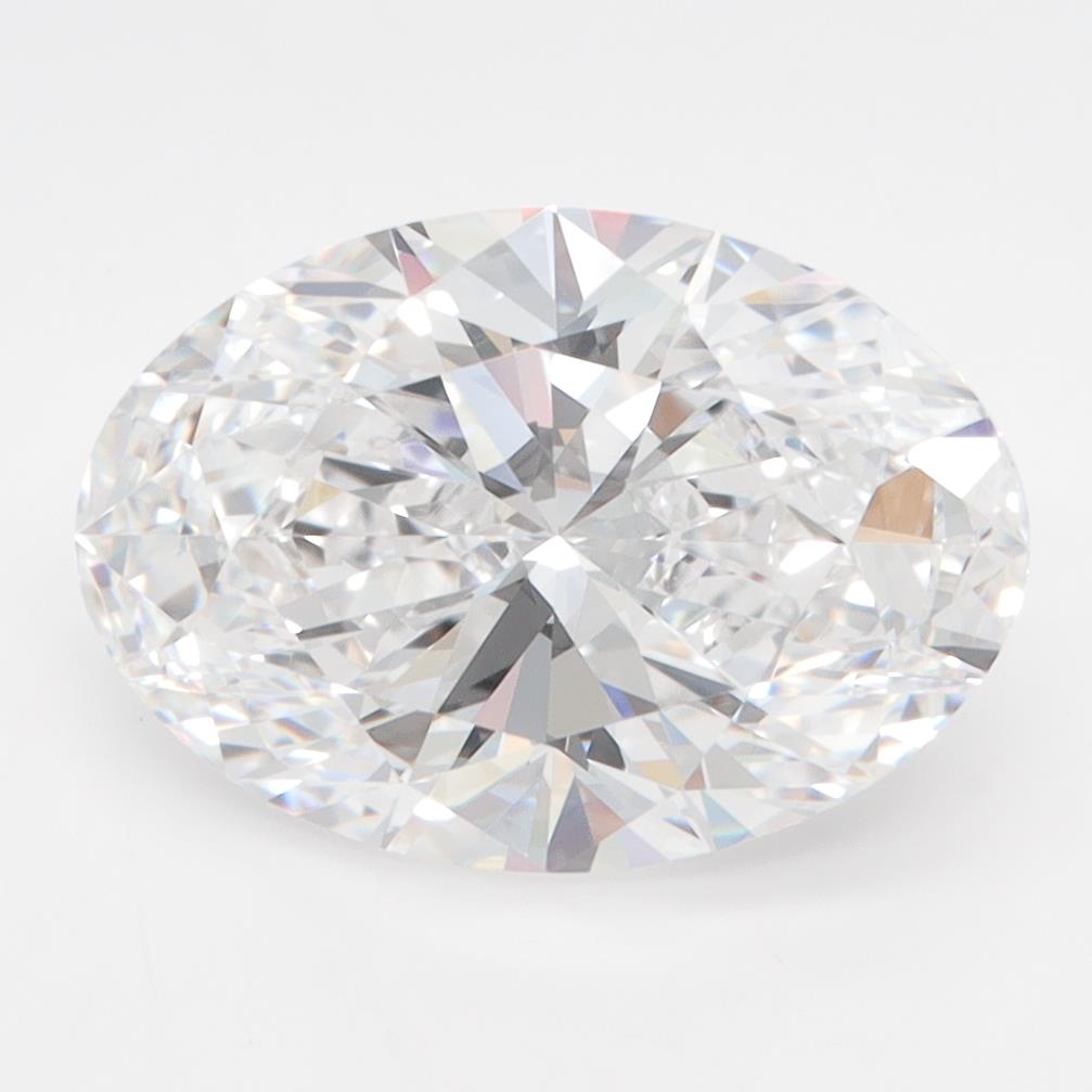3ct Oval D VVS2 Lab-Grown Diamond