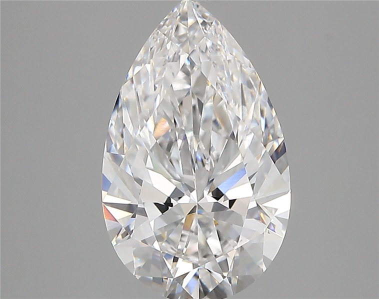 2.8ct Pear D VVS1 Lab-Grown Diamond