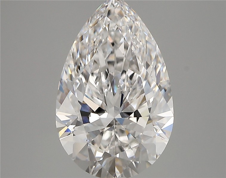 3.78ct Pear D VVS1 Lab-Grown Diamond