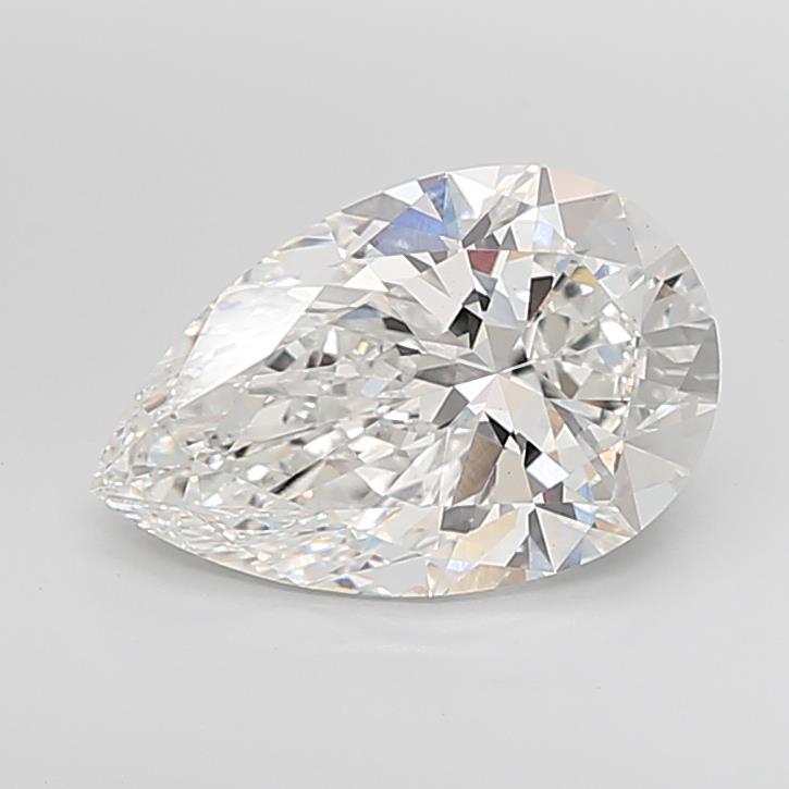 6.01ct Pear F VS1 Lab-Grown Diamond