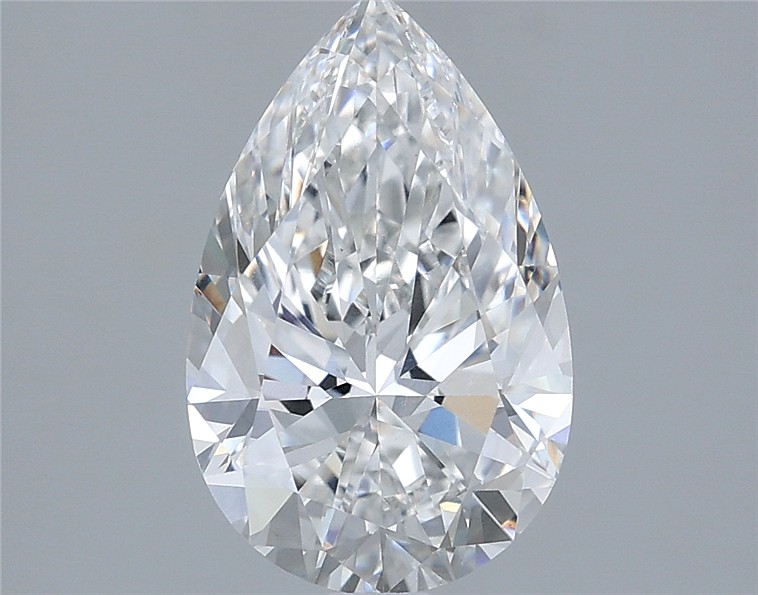 2.57ct Pear F VVS2 Lab-Grown Diamond