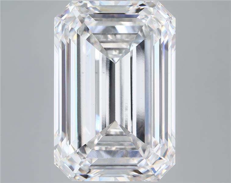 15.65 Carat EMERALD Shape E Colour VS2 Clarity  Cut - White Lab Diamond - 2465978