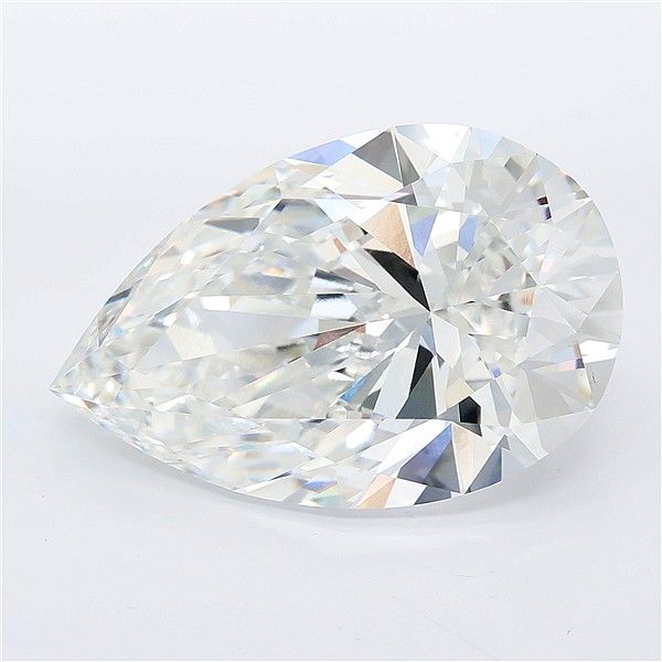 12.6ct Pear F VVS2 Lab-Grown Diamond