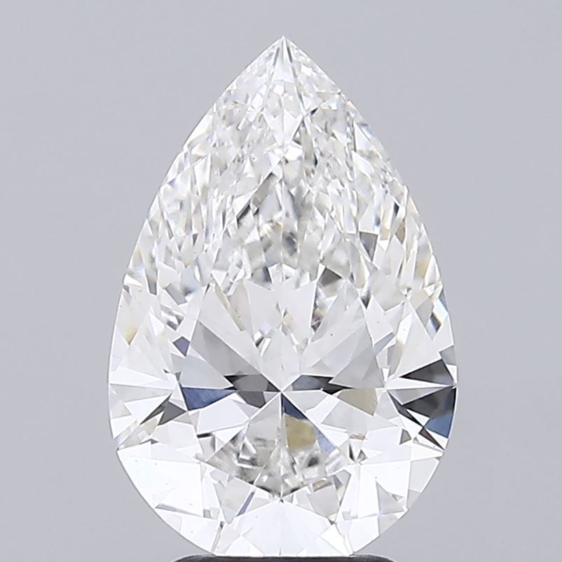 3.7ct Pear F VS1 Lab-Grown Diamond