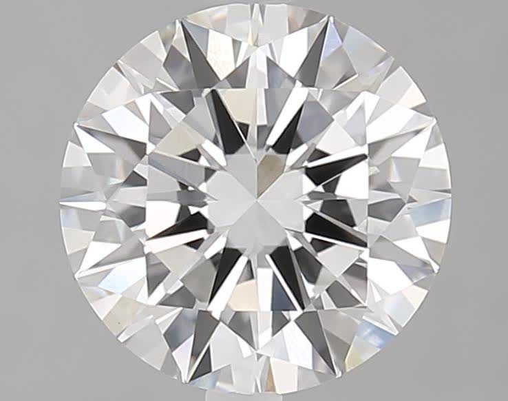 2.03ct Round D VVS2 Lab-Grown Diamond