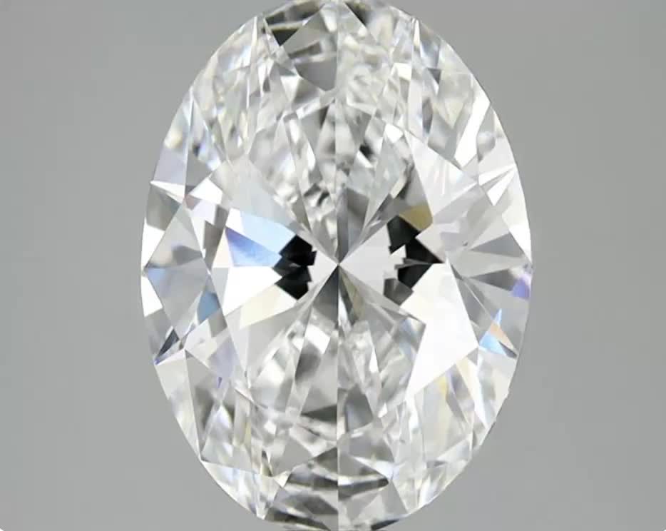 2.46ct Oval D VVS2 Lab-Grown Diamond