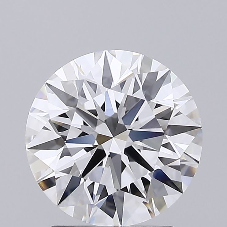 2.2ct Round F VVS2 Lab-Grown Diamond