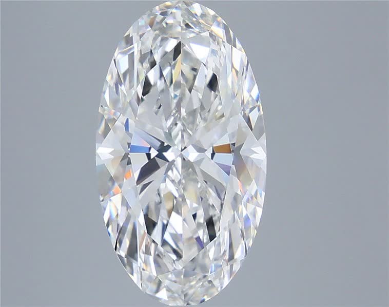 5.08ct Moval F VVS2 Lab-Grown Diamond