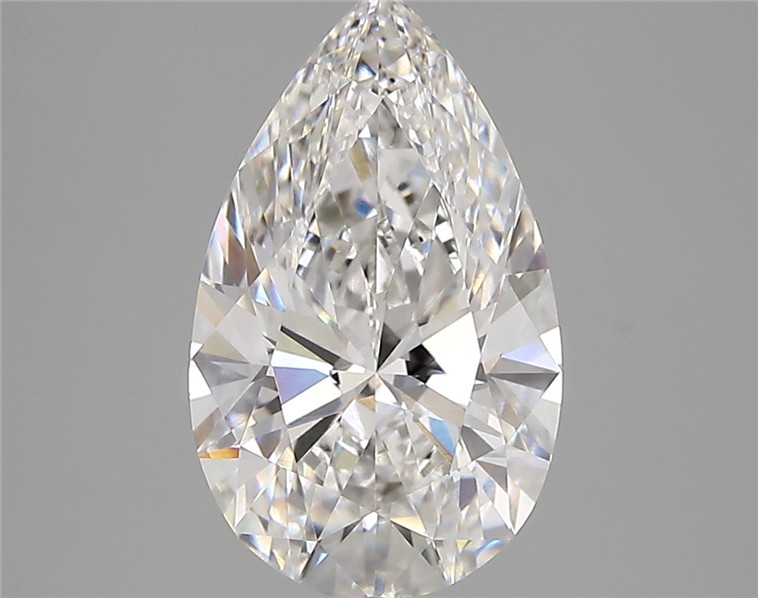2.76ct Pear E VVS2 Lab-Grown Diamond