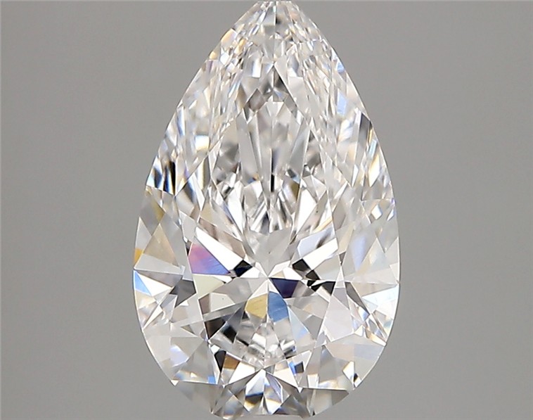 2.13ct Pear D VVS2 Lab-Grown Diamond