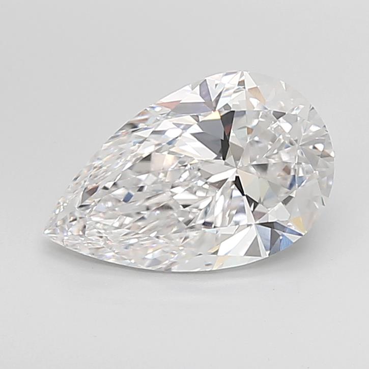 3.02ct Pear D VVS2 Lab-Grown Diamond