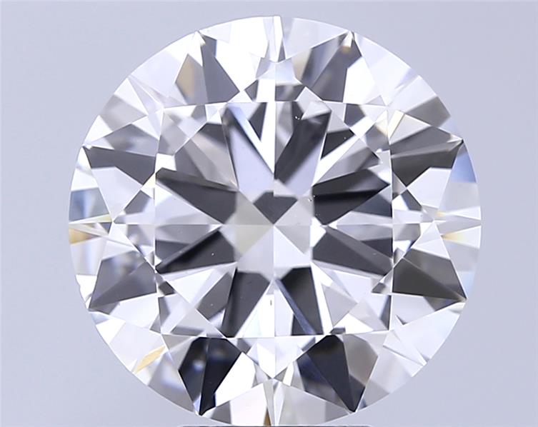 7.01ct Round F VS2 Lab-Grown Diamond