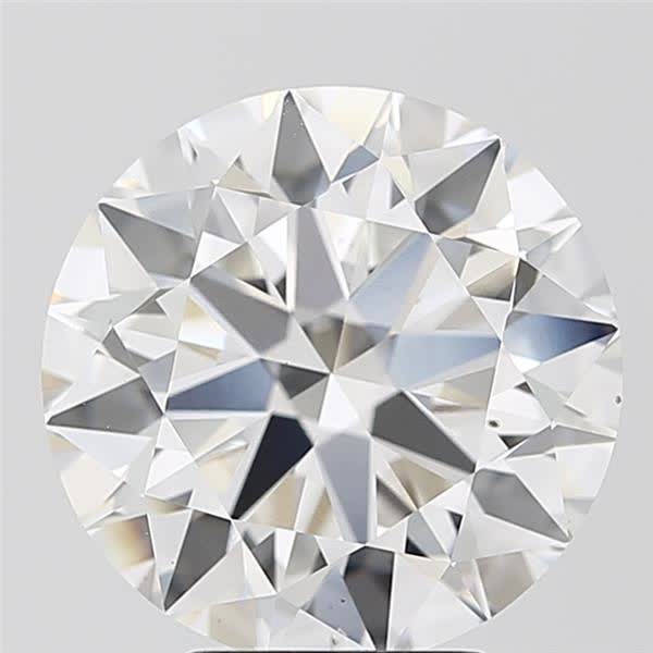 5.76ct Round F VS2 Lab-Grown Diamond