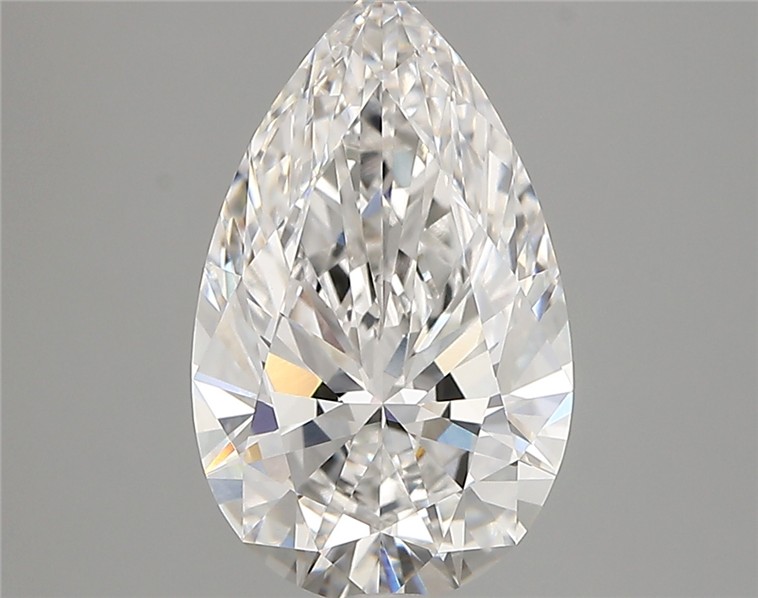 2.78ct Pear D VVS2 Lab-Grown Diamond