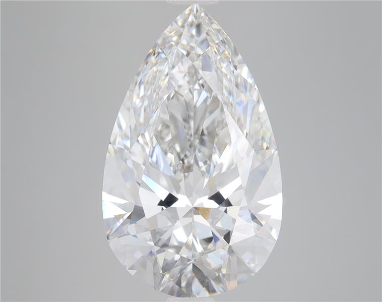 6.18ct Pear F VVS2 Lab-Grown Diamond