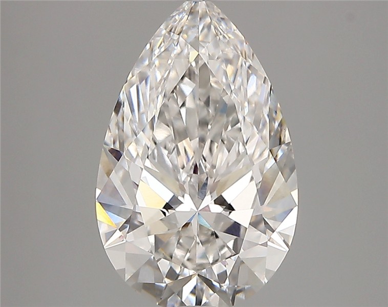 2.89ct Pear E VVS2 Lab-Grown Diamond