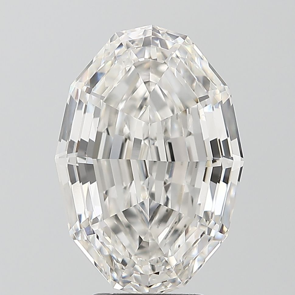 5.36ct Oval F VVS2 Lab-Grown Diamond
