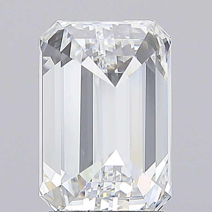 15.01 Carat EMERALD Shape F Colour VVS2 Clarity  Cut - White Lab Diamond - 2538268