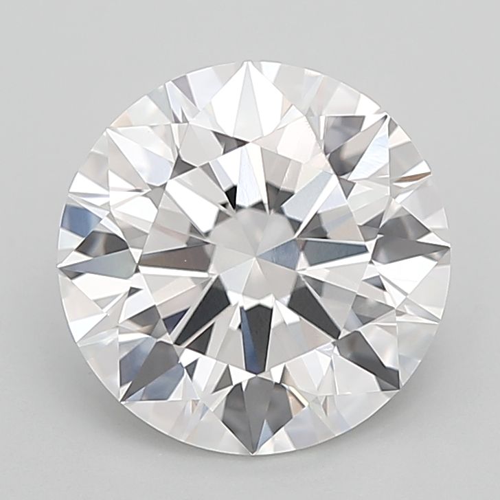 3.83ct Round F VVS2 Lab-Grown Diamond