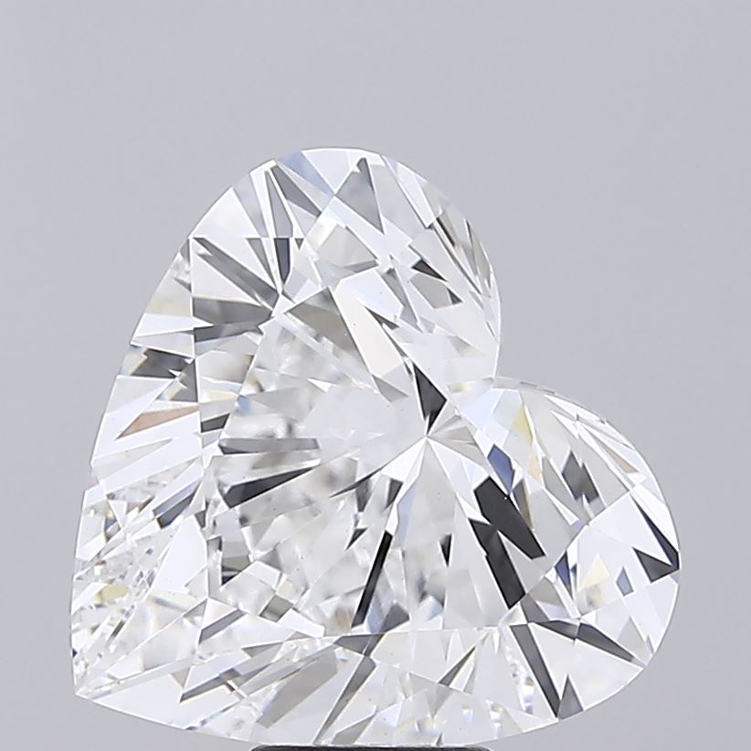 10.13 Carat HEART Shape E Colour VVS2 Clarity  Cut - White Lab Diamond - 2665809