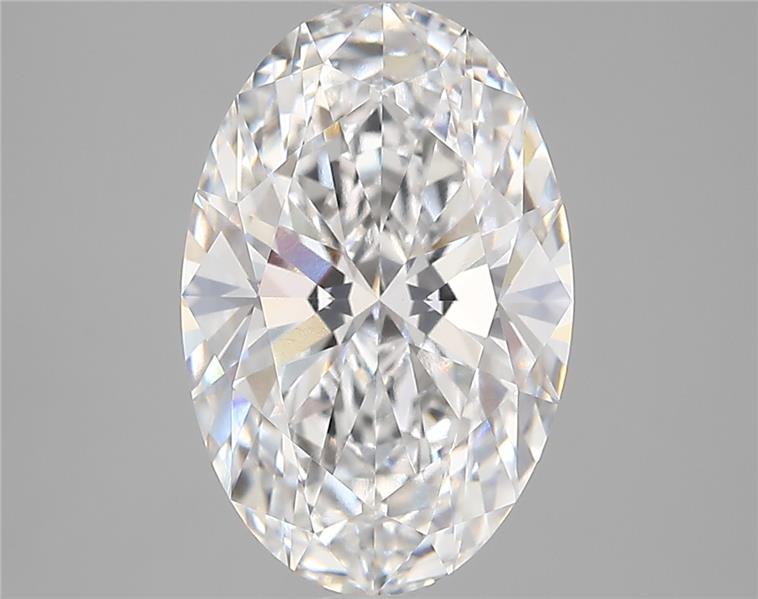 3.87ct Oval D FL Lab-Grown Diamond