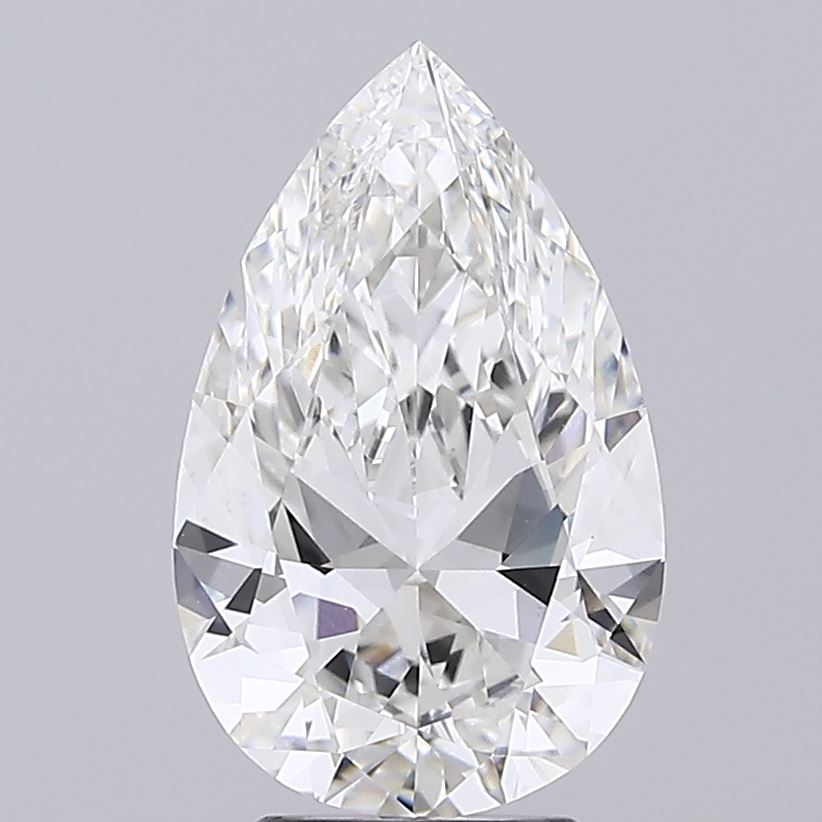 4.09ct Pear F VVS2 Lab-Grown Diamond
