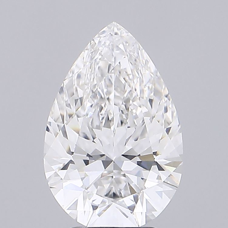 3.04ct Pear F VVS2 Lab-Grown Diamond