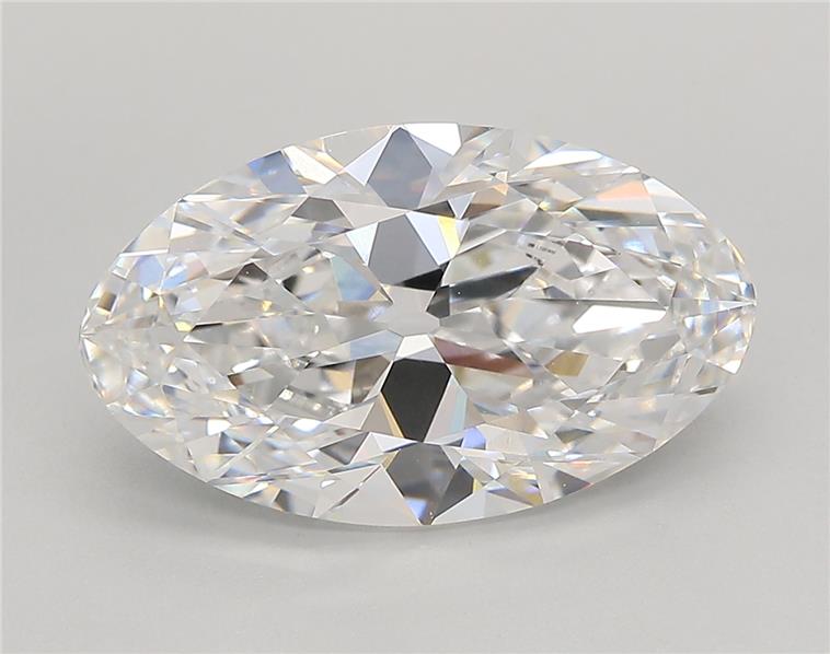 4.13ct Moval D VVS1 Lab-Grown Diamond