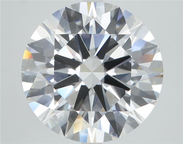 7.01ct Round F VVS2 Lab-Grown Diamond