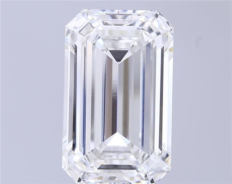 15.04 Carat EMERALD Shape F Colour VVS2 Clarity  Cut - White Lab Diamond - 2558374
